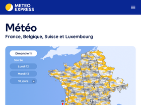 'meteo-express.com' screenshot