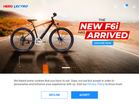 'herolectro.com' screenshot