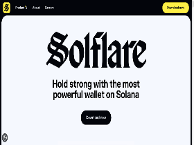 'solflare.com' screenshot