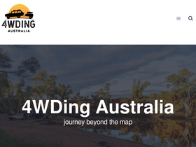 '4wdingaustralia.com' screenshot
