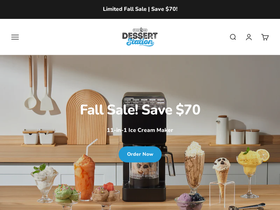 thedessertstation.com homepage screenshot