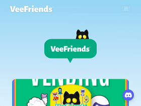 'veefriends.com' screenshot