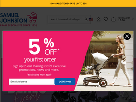 'samueljohnston.com' screenshot