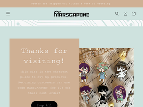 marscapone.ca homepage screenshot