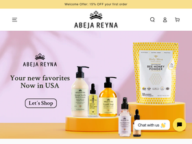 abejareyna.us homepage screenshot