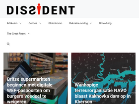 'dissident.one' screenshot