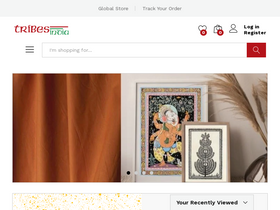 'tribesindia.com' screenshot