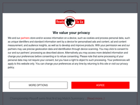 'readytogo.net' screenshot