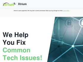 'xtrium.com' screenshot