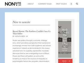 'nonsite.org' screenshot