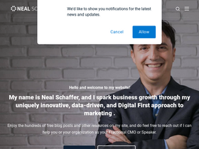 'nealschaffer.com' screenshot