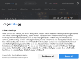 'csgostats.gg' screenshot