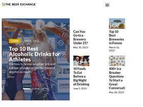 'thebeerexchange.io' screenshot