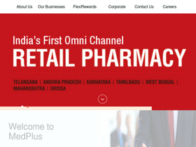 'medplusindia.com' screenshot