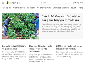 'giacaphe.com' screenshot