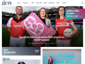 'gcn.ie' screenshot
