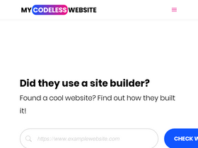 'mycodelesswebsite.com' screenshot