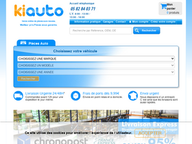'kiauto.fr' screenshot