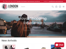 londonsupermarket.co.uk homepage screenshot