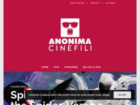 'anonimacinefili.it' screenshot