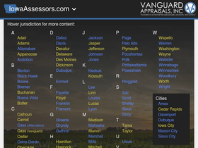 'iowaassessors.com' screenshot