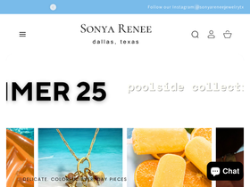 sonyarenee.com homepage screenshot