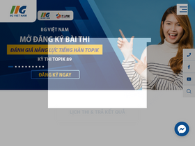 'iigvietnam.com' screenshot