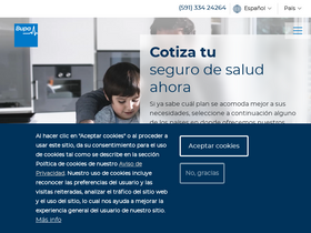 'bupasalud.com' screenshot