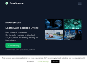 'datascience.eu' screenshot