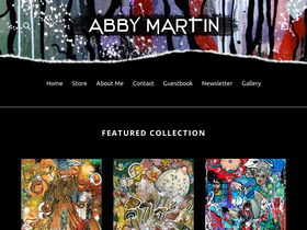 abbymartin.org homepage screenshot