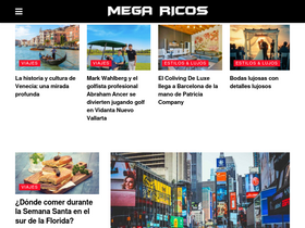 'megaricos.com' screenshot