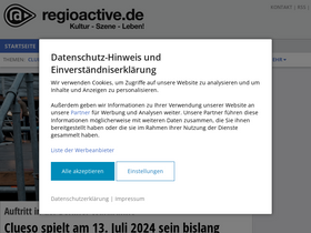 'regioactive.de' screenshot