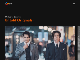 'cjenm.com' screenshot