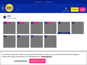 'galabingo.com' screenshot