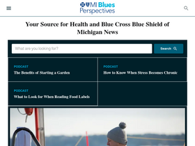 'mibluesperspectives.com' screenshot