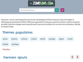 'zonesons.com' screenshot