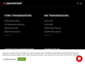 'gearstar.com' screenshot