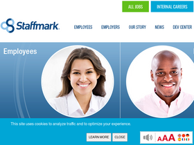 'staffmark.com' screenshot