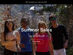 Fjōrk Merino homepage screenshot
