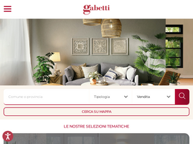 'gabetti.it' screenshot