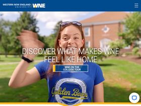 'wne.edu' screenshot