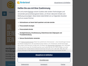'foerderland.de' screenshot