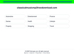 'classicalmusicmp3freedownload.com' screenshot