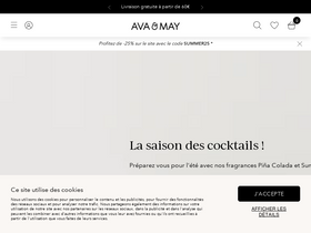 'ava-may.fr' screenshot