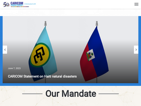'caricom.org' screenshot