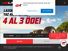 'lassa.com.tr' screenshot