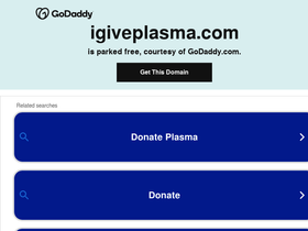 'igiveplasma.com' screenshot