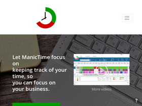 'manictime.com' screenshot