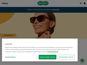 'specsavers.fi' screenshot