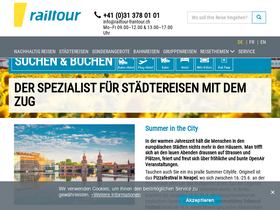 'railtour.ch' screenshot